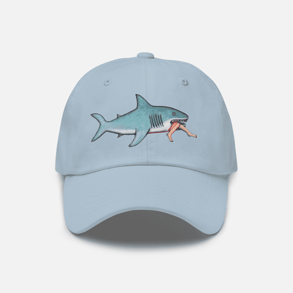 "EATEN BY SHARK" HAT
