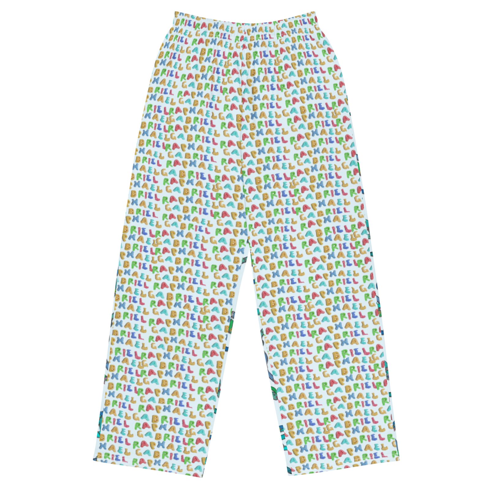 All-over print unisex wide-leg pants