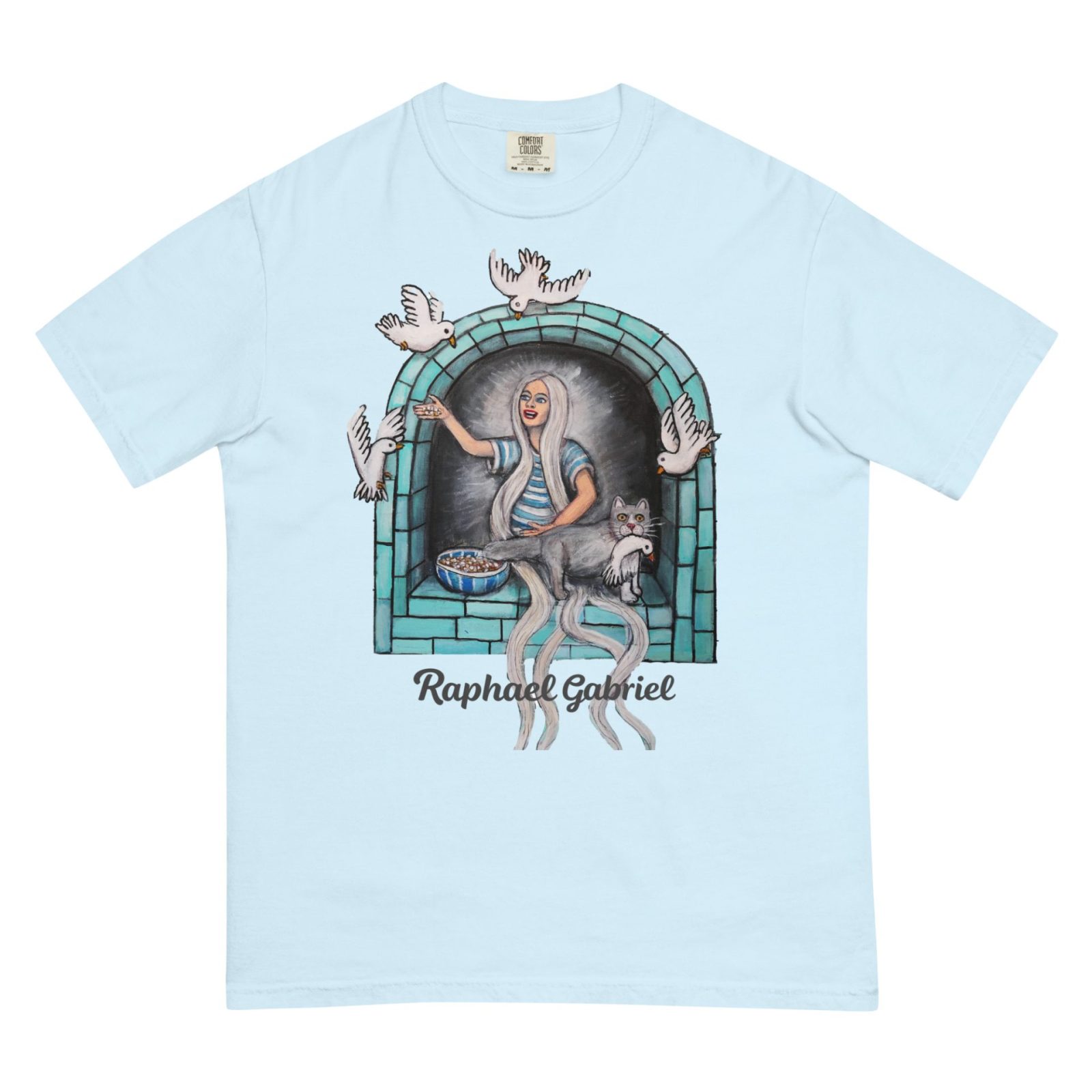 Unisex garment-dyed heavyweight t-shirt - Image 6