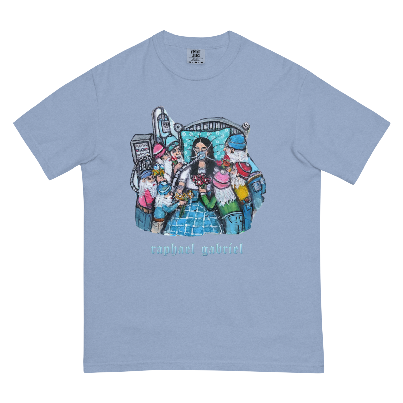 Unisex garment-dyed heavyweight t-shirt - Image 4