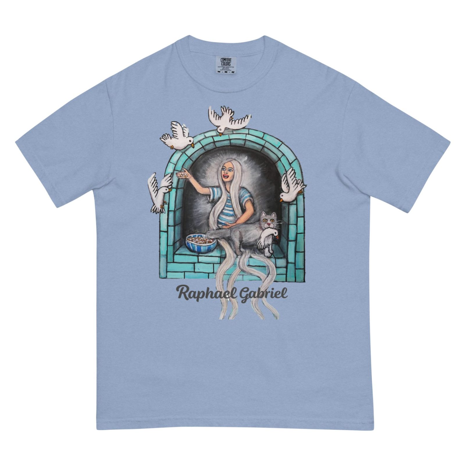 Unisex garment-dyed heavyweight t-shirt - Image 4
