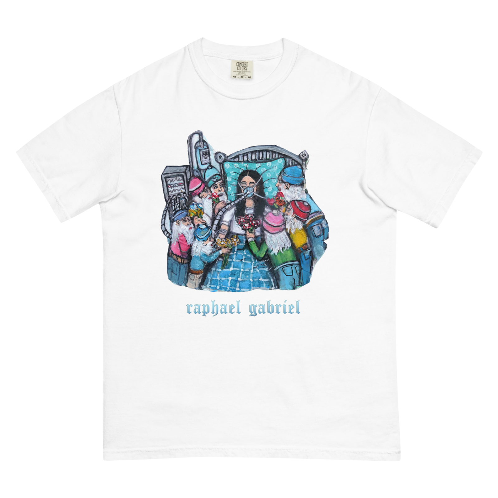 Unisex garment-dyed heavyweight t-shirt