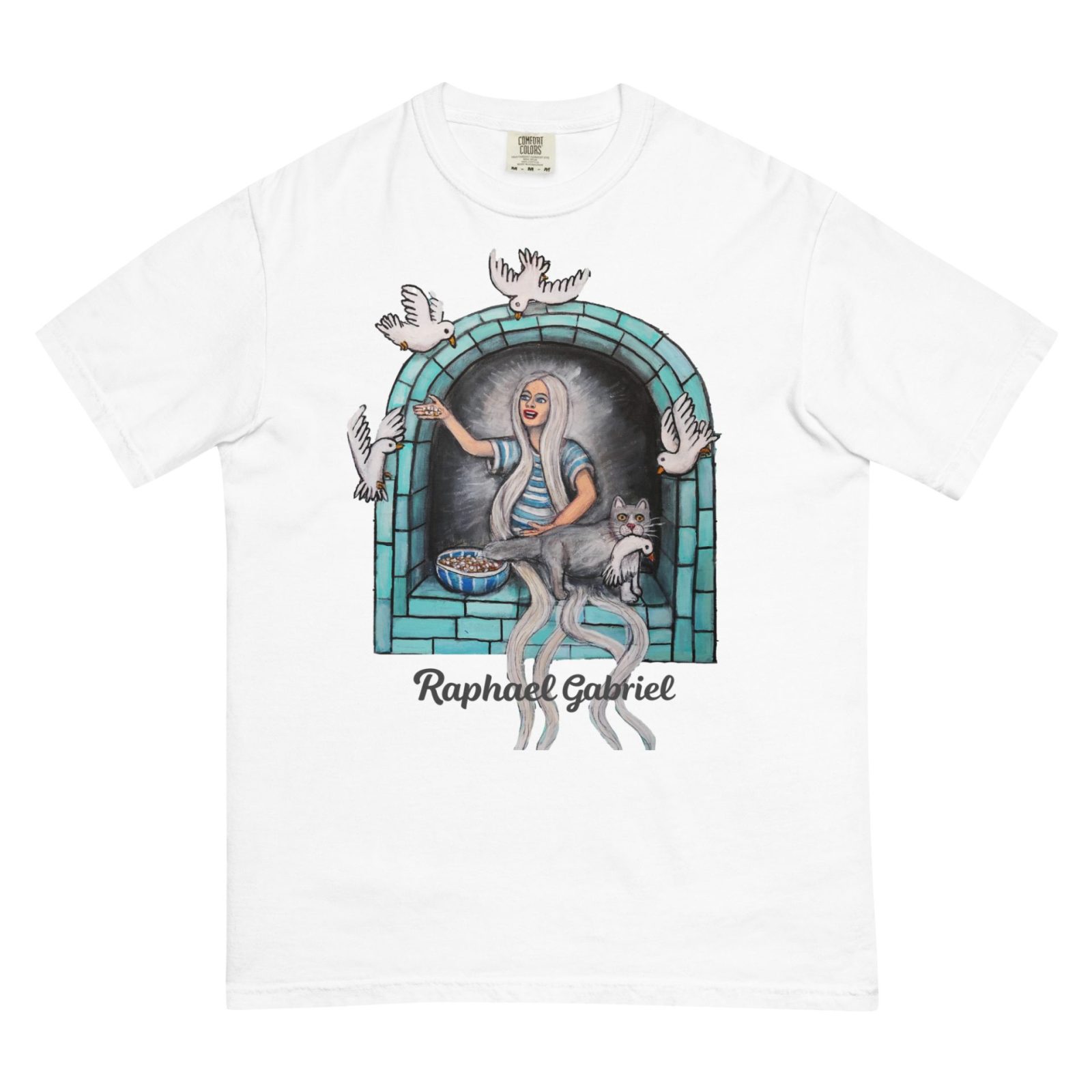 Unisex garment-dyed heavyweight t-shirt