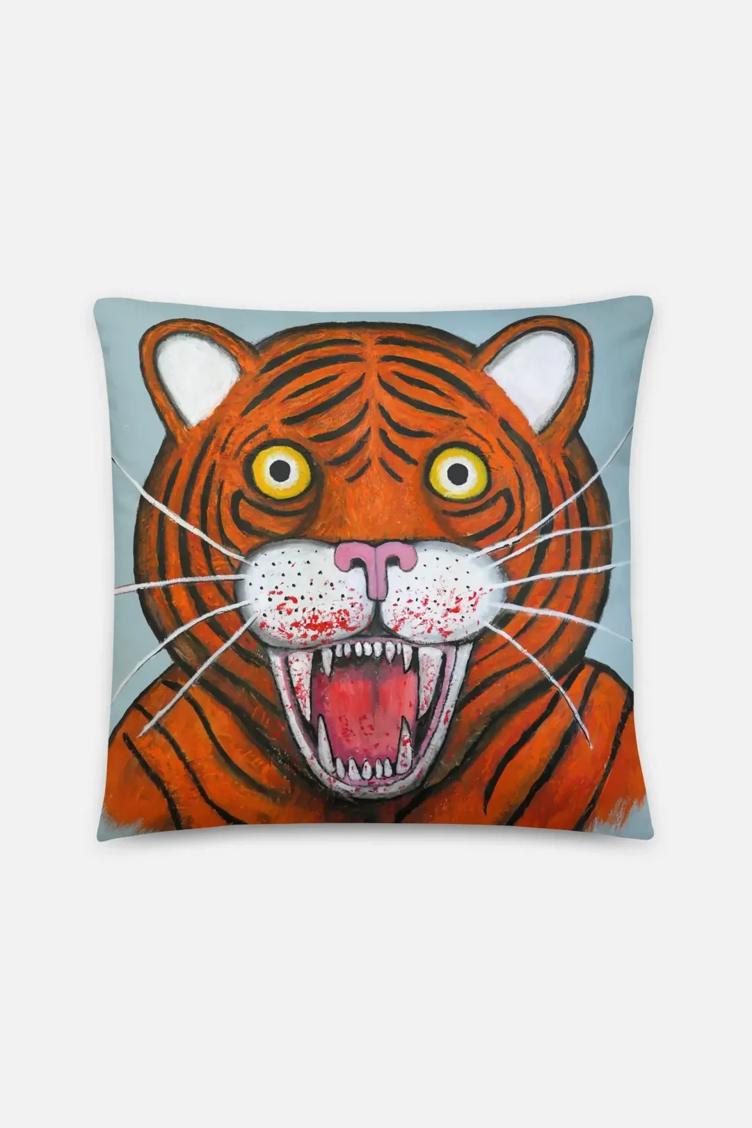 Happy Tiger Art Cushion