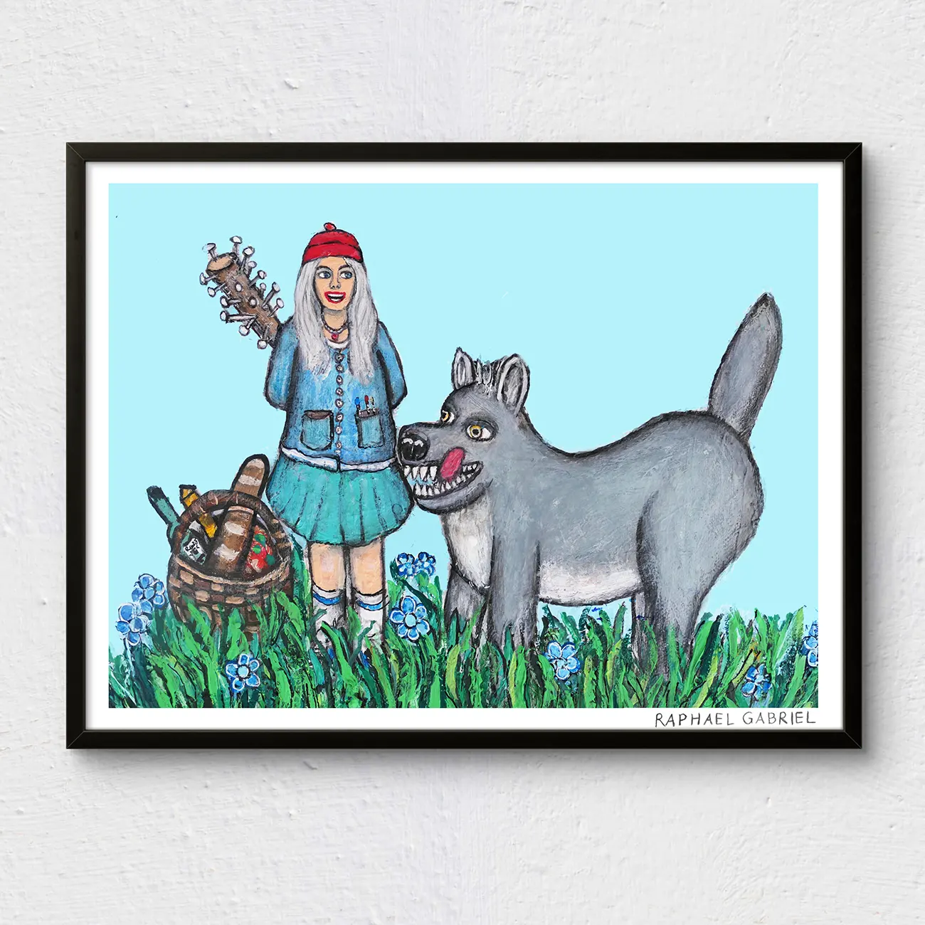 “RED BEANIE AND THE WOLF” - Image 2