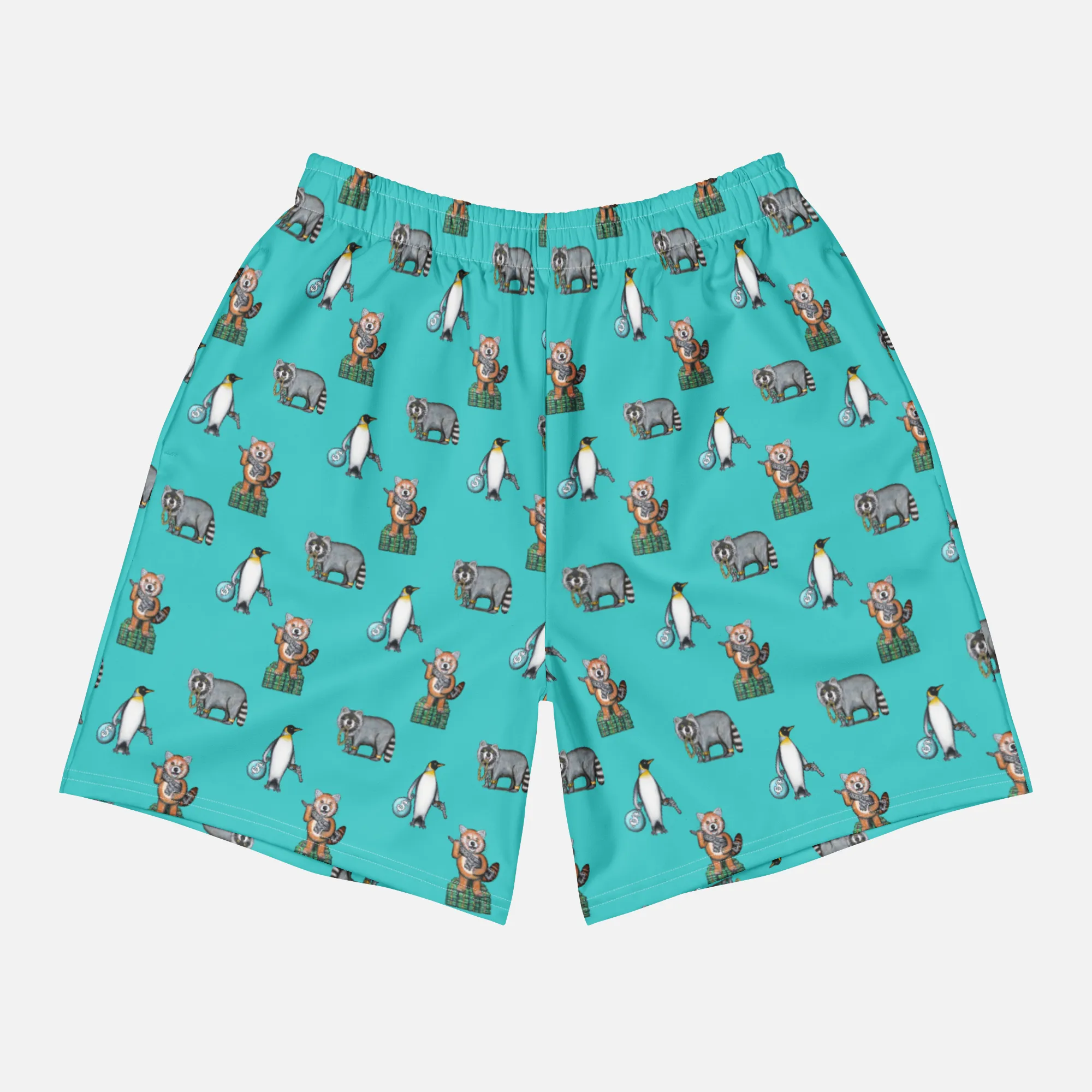 All-Over Print Unisex Athletic Long Shorts - Image 2