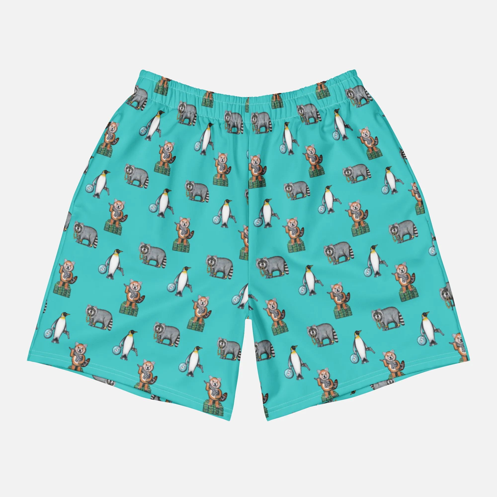 All-Over Print Unisex Athletic Long Shorts