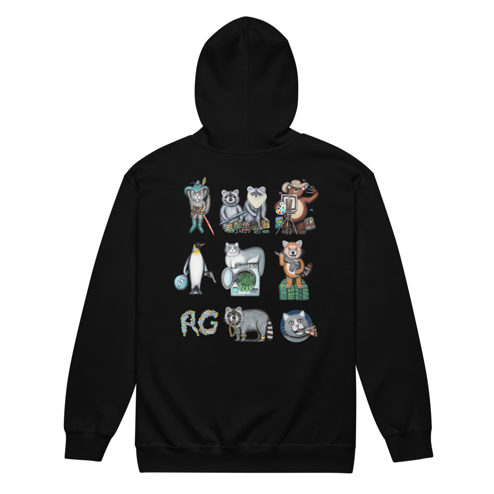 Unisex heavy blend zip hoodie